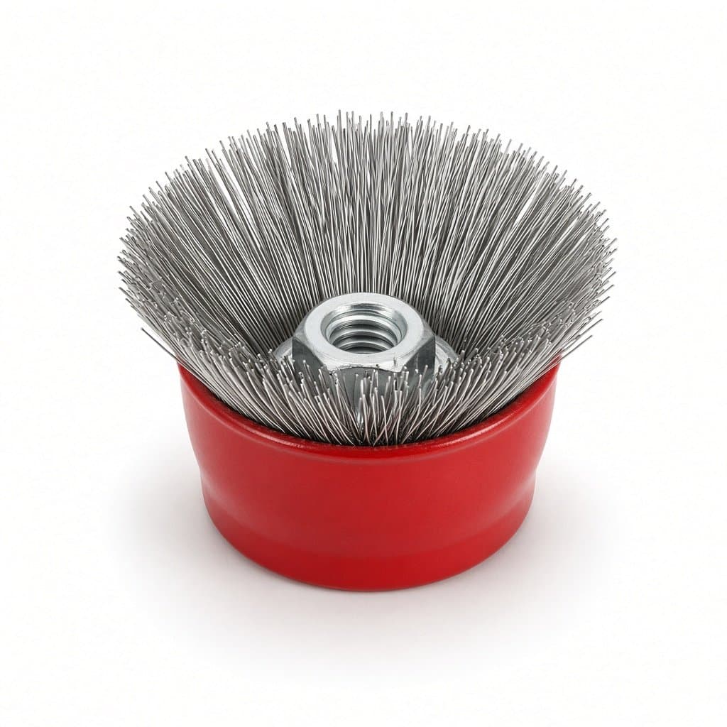 65 mm (2.5") Stainless Steel Wire Cup Brush, M14×2
