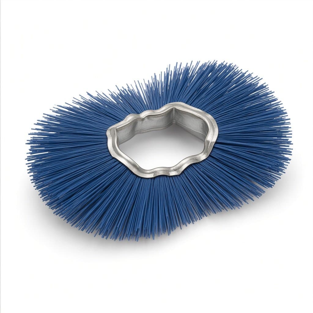 Convoluted Poly Wafer Brush, 26 in × 8 in