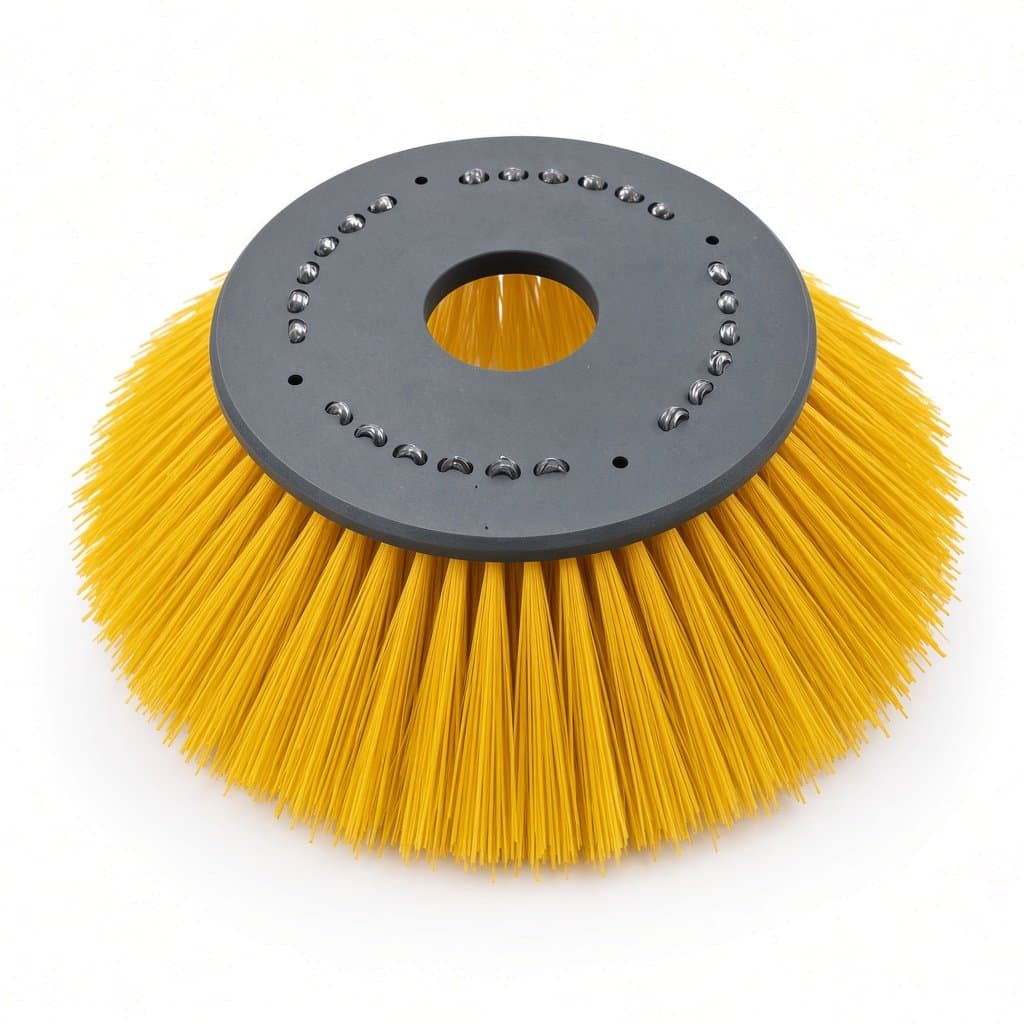 Gutter Broom for Hako Citymaster 600, 420 mm Base, 3 mm Poly