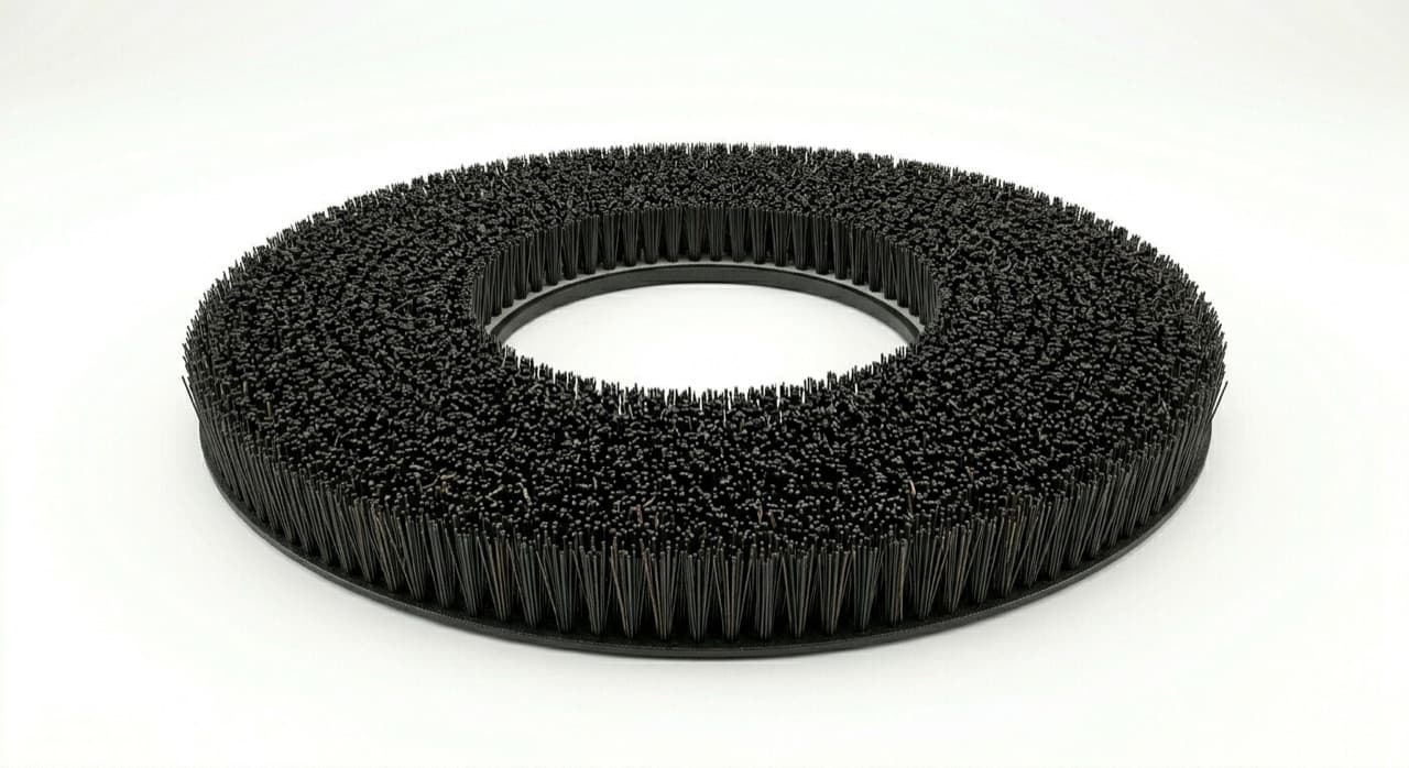 PP + Steel Wire Wafer Sweeping Brush