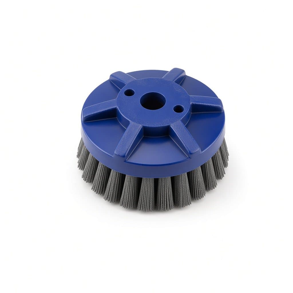 Silicon Carbide 180 Grit Plastic-Base Polishing Disc Brush, 150×60 mm