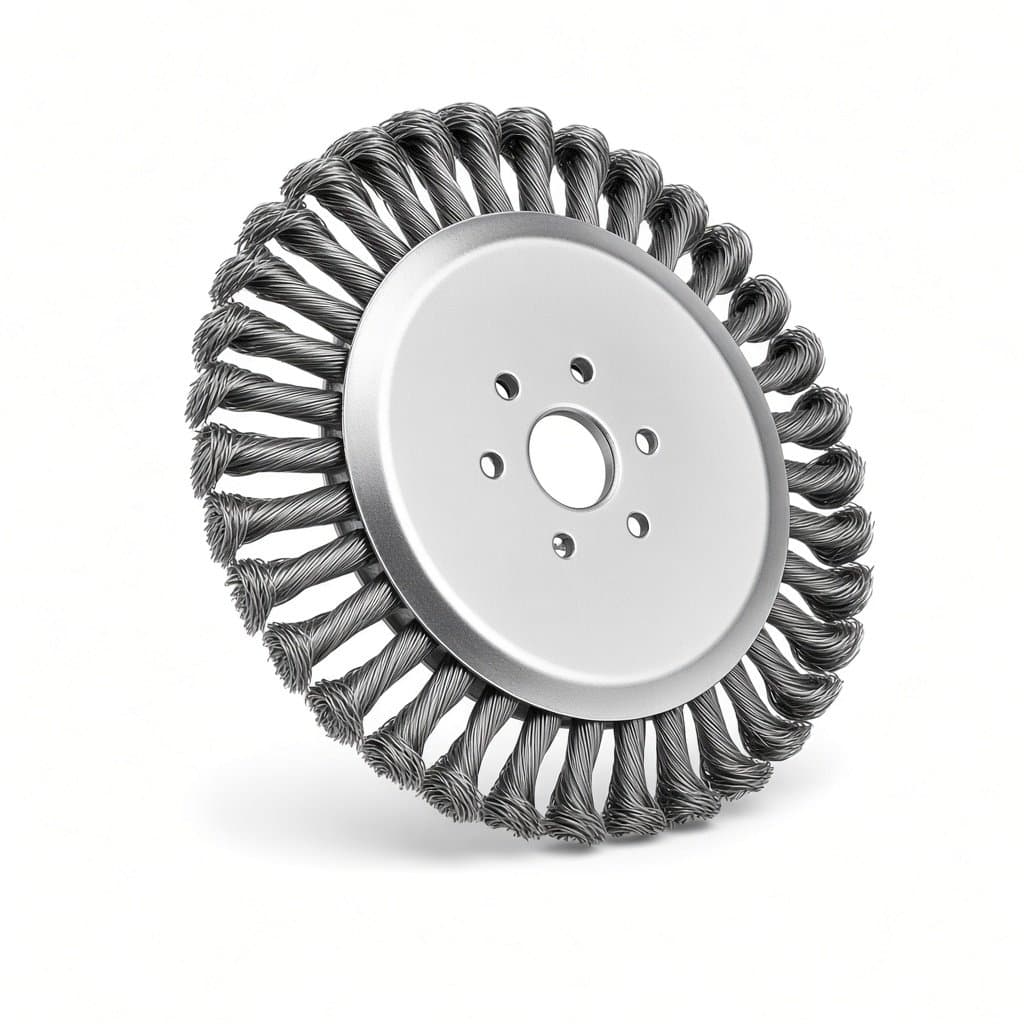Twisted Steel Wire Weed Brush Trimmer Head, 6" / 8"