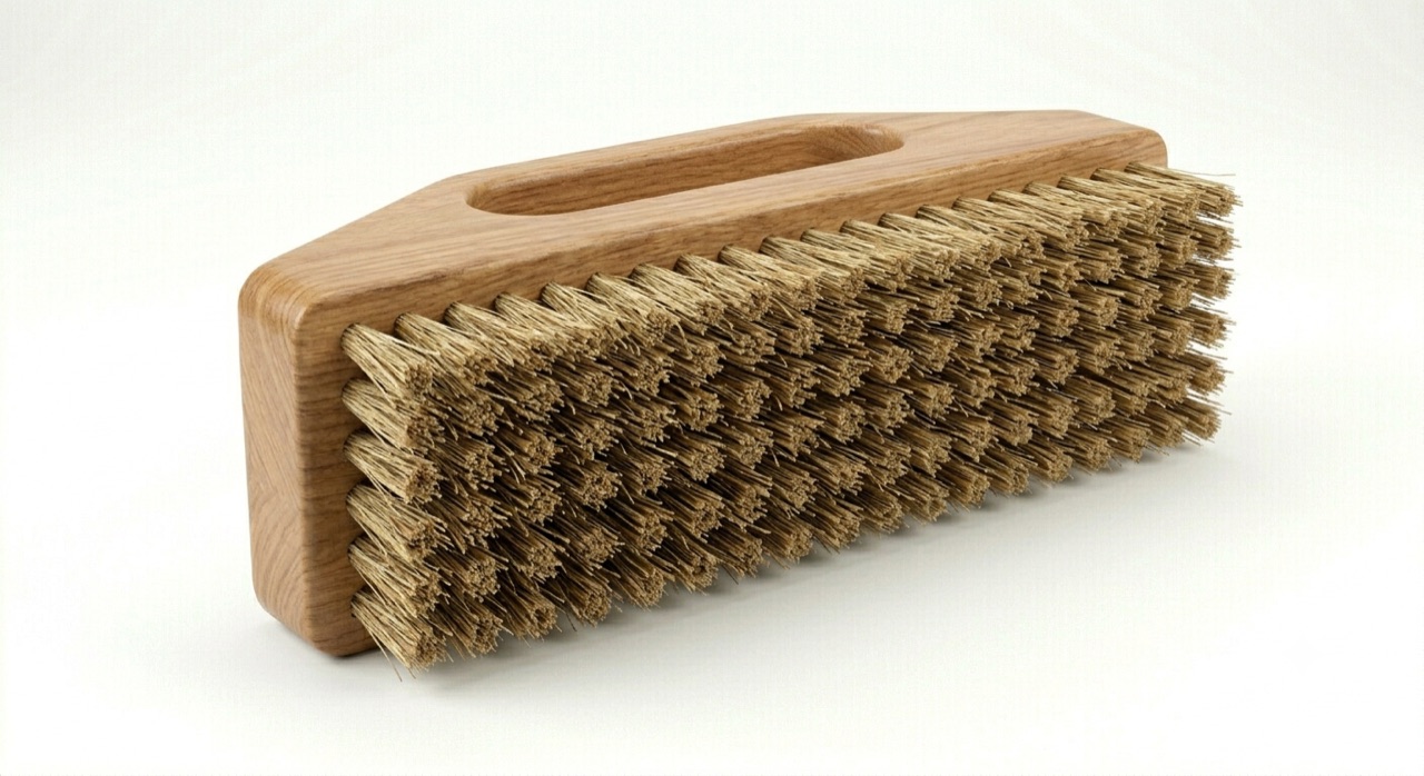 Tampico Parts Cleaning Brush (Wood Handle)